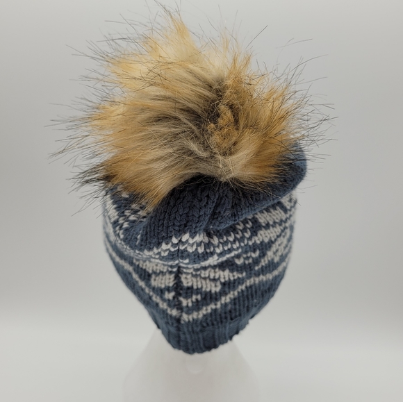 HORZE | Monika kids snowflake hat pompom beanie toque - Picture 4 of 9